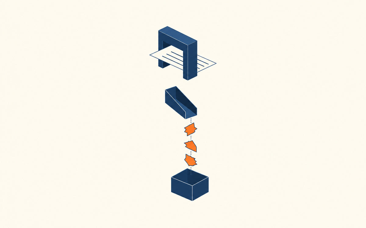 A schema gate accepting a complete structured record and rejecting fragments