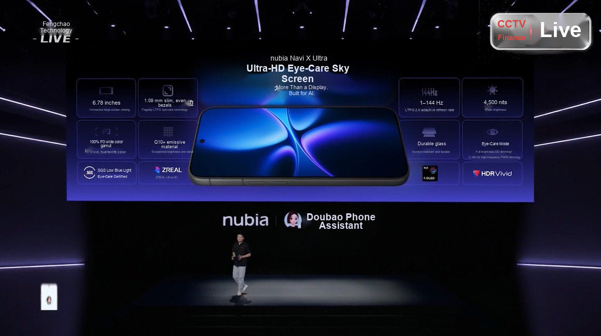 A flat 6.78-inch display, a 1–144 Hz adaptive refresh rate, and extremely slim, even bezels are among the screen’s key features.
