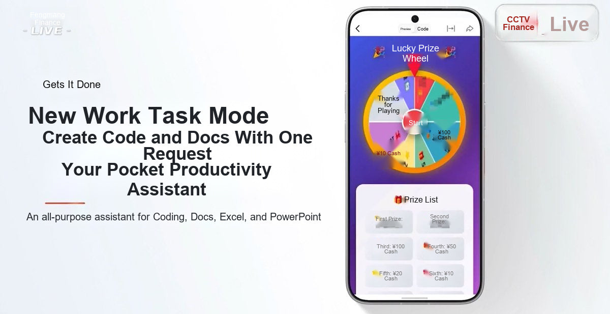 Work Task Mode covers code, documents, spreadsheets, and presentations.