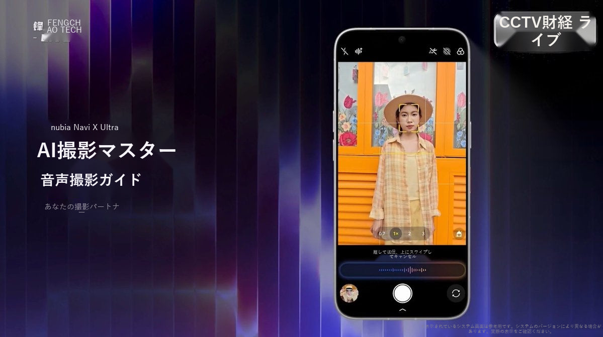 声で構図や撮影を調整するAI撮影アシスタント